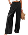 High Waisted Cotten Linen Pants