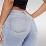 Lounge™ Mid-Low Rise Stretch Wide-Leg Baggy Jeans - Lounge