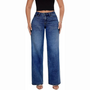 Lounge™ Mid-Low Rise Stretch Wide-Leg Baggy Jeans - Lounge