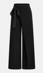 Asymmetric Wool-Blend Wide-Leg Pants