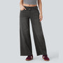 Lounge Flex PerfectFit™ Asymmetric Baggy Wide-Leg Jeans - Lounge