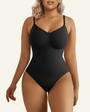 VELARE Seamless Adjustable Straps Tummy Control Thong Bodysuit