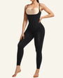 VELARE 3-in-1 Seamless Open-Bust Tummy Control Legging Bodysuit