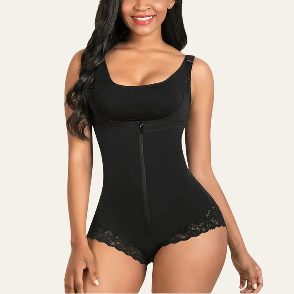 VELARE Colombian Firm Tummy Control Faja with Zip & Hooks