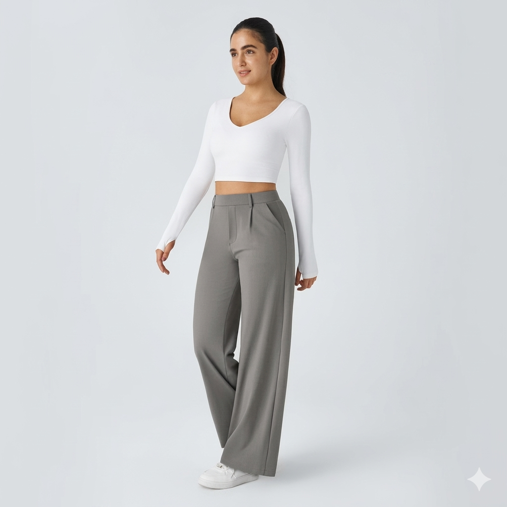 Pocket Straight Leg Work Pants